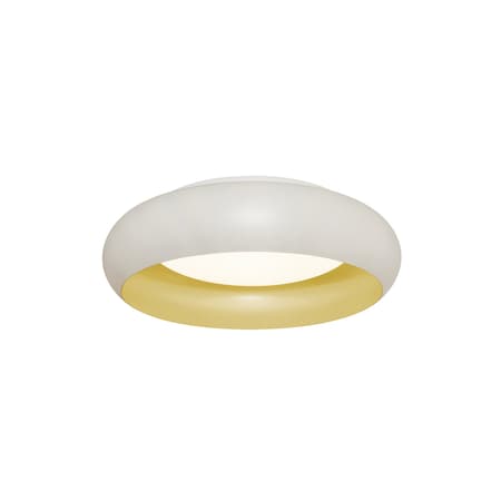 Afx Kayce 12'' LED Flush Mount - White Finish KYCF12LAJD1WH